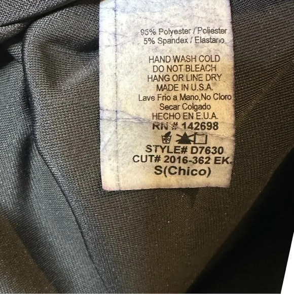 Women’s Black Backless Velvet Floor Length Dress with Slits Size Small - Picture 10 of 10